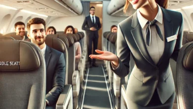 A Flight Attendant Shares the Unwritten Rules for Unoccupied Middle Seats on a Plane